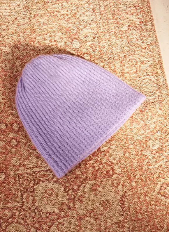 Flash Sale Sud Express Bonnet 100% Cachemire Lavande Bibou