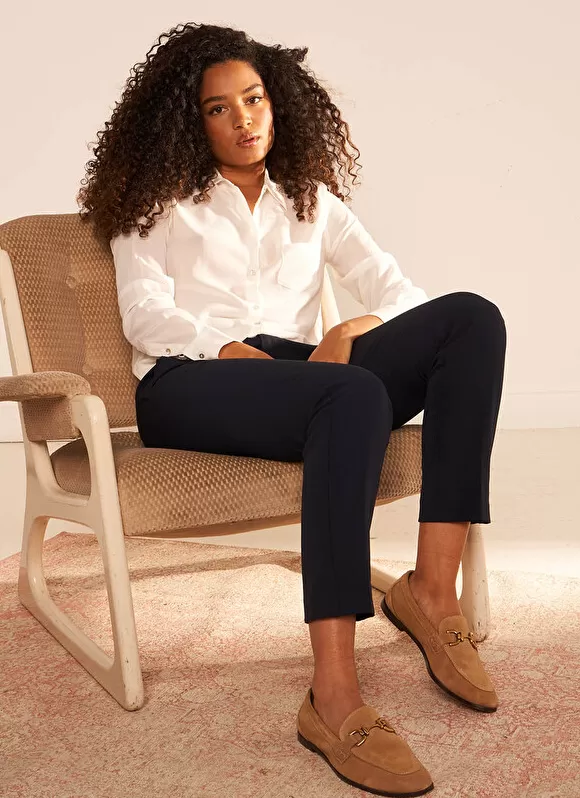 Store Sud Express Chemise En Soie A Manches Longues Ecru Cyrah
