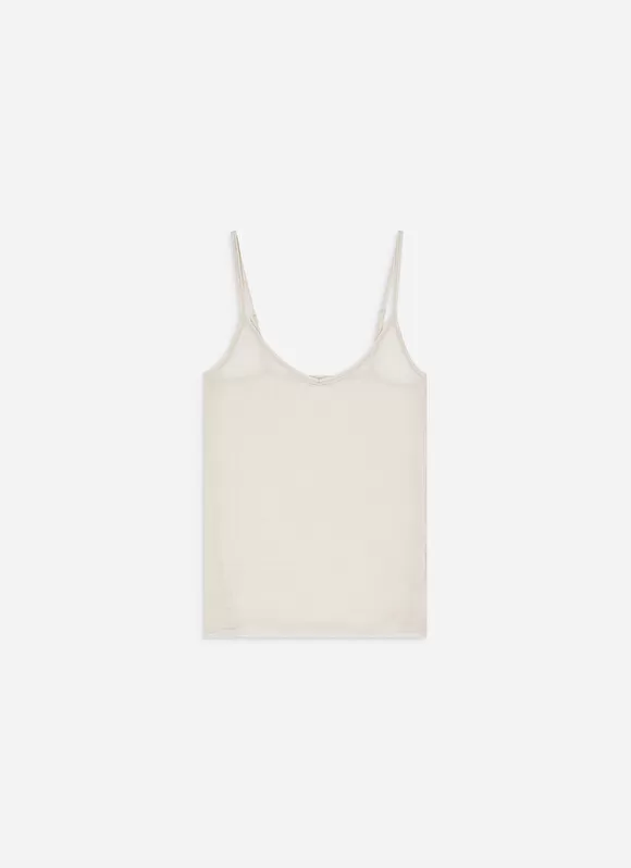 Cheap Sud Express Debardeur A Fines Bretelles En Voile De ... Sable Damia