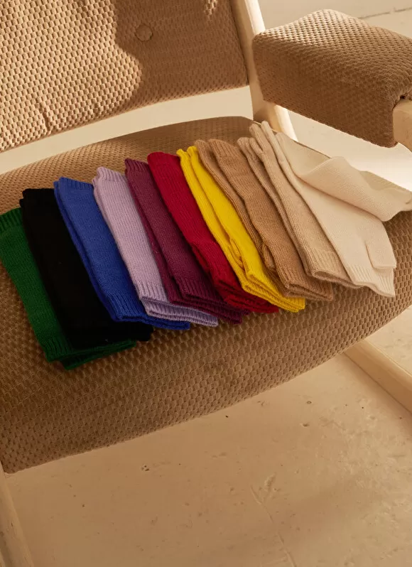 Store Sud Express Mitaines Pur Cachemire Camel Garou