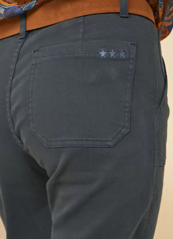 Flash Sale Sud Express Pantalon Boyfriend Indigo Peracles