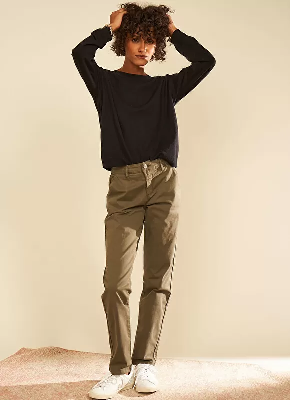 Best Sud Express Pantalon Chino Kaki Pirma