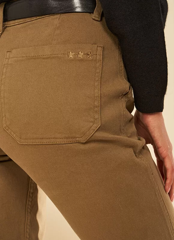 Best Sud Express Pantalon Taille Medium Kaki Peracles