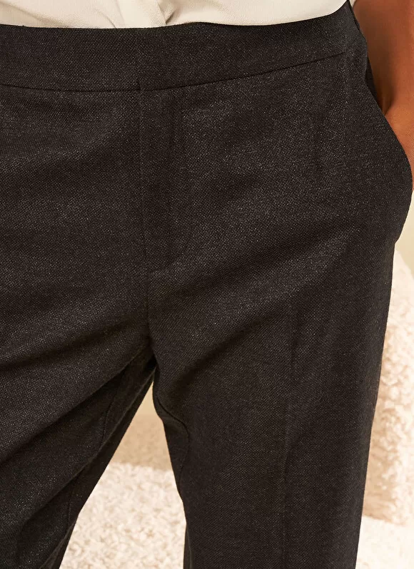 New Sud Express Pantalon Tailleur Noir Pao