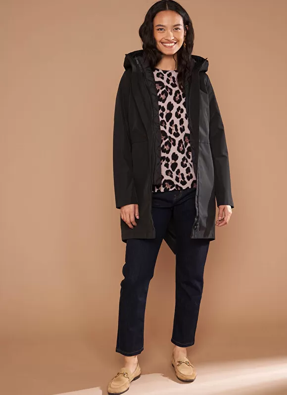 Online Sud Express Parka Longue Deperlante Noir Valene