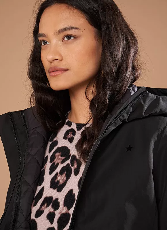 Online Sud Express Parka Longue Deperlante Noir Valene