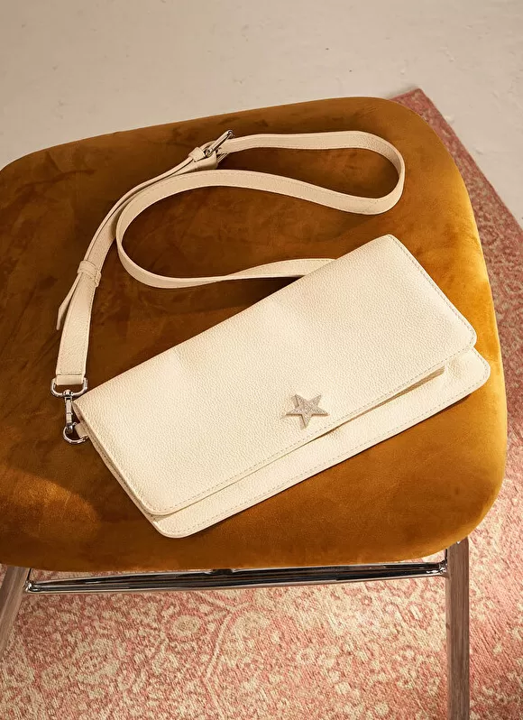 New Sud Express Pochette Bandouliere Creme Sarina