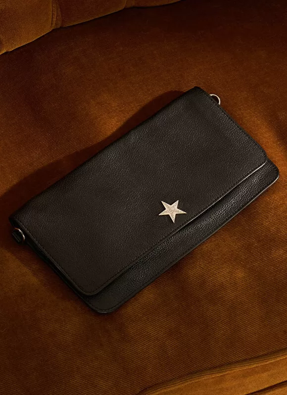Sale Sud Express Pochette Bandouliere Noir Sarina