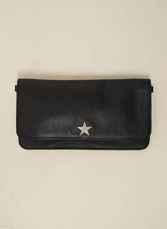 Sale Sud Express Pochette Bandouliere Noir Sarina