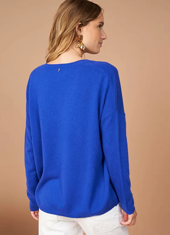 Cheap Sud Express Pull Au Volume Oversize Et A Manches Longues Pres Du Corps Neon Monjoe