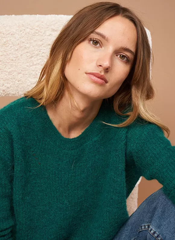 New Sud Express Pull Col Rond Bouteille Moncoeuro