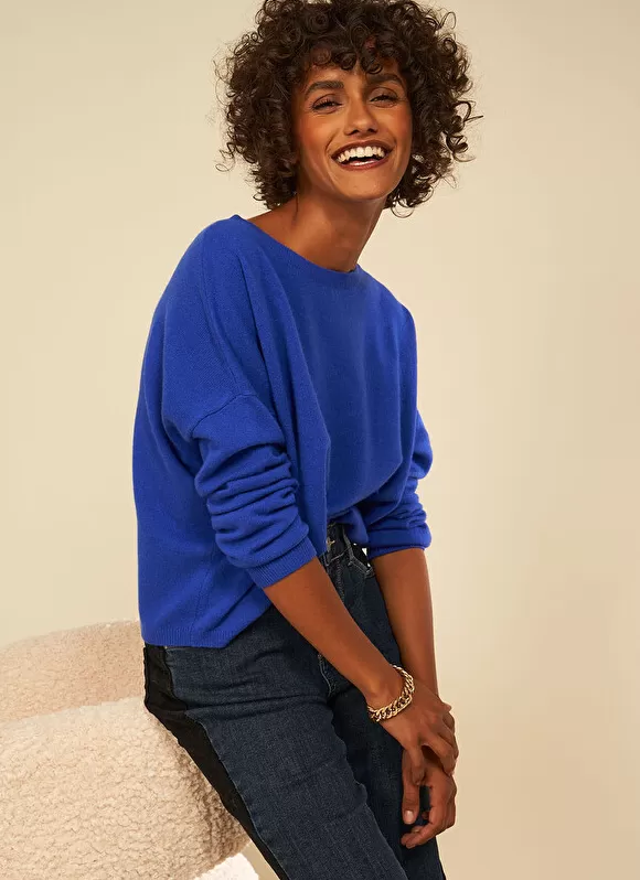 Clearance Sud Express Pull Pur Cachemire Neon Monna