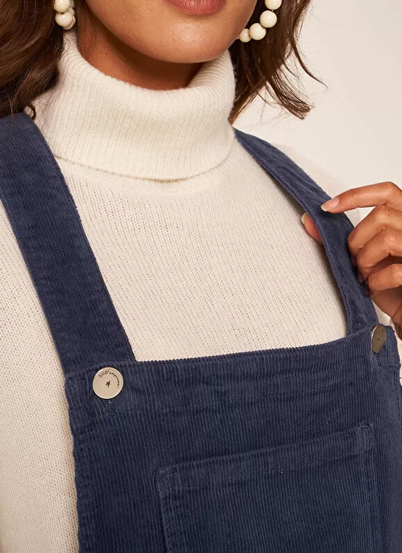 Flash Sale Sud Express Salopette En Velours Indigo Sary