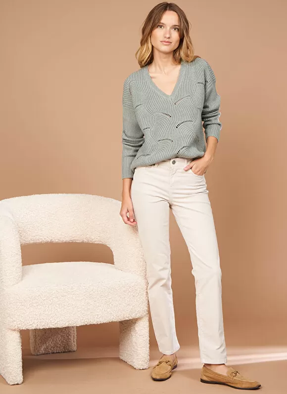 Flash Sale Sud Express Slim En Velours Cotele Pierre Pasha