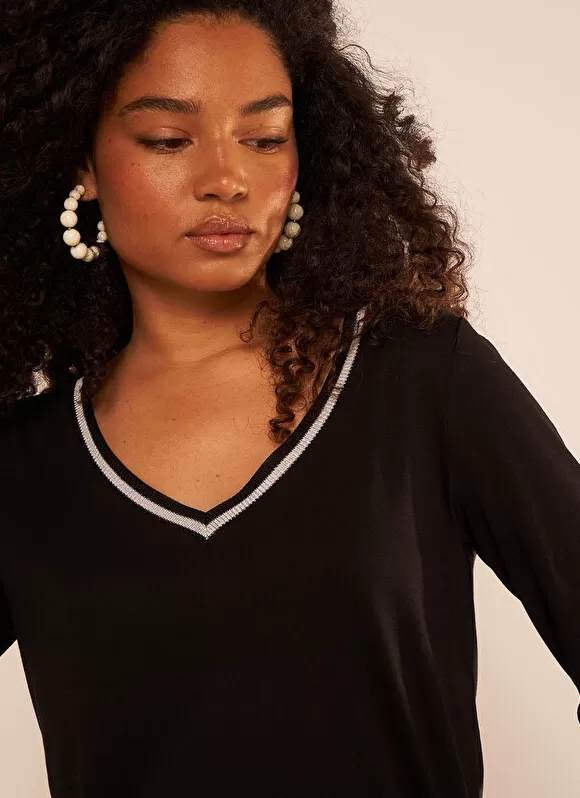 Flash Sale Sud Express Tee-Shirt Manches Longues Noir Tabilo