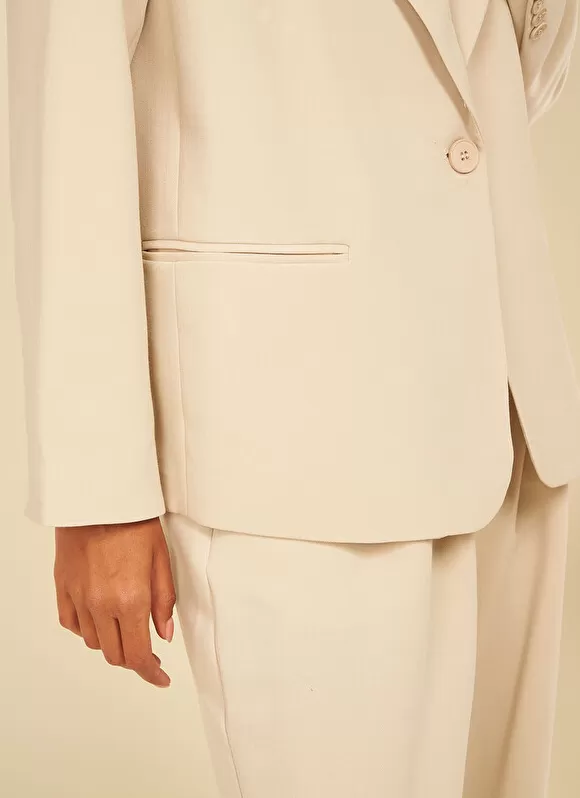 Online Sud Express Veste Tailleur Creme Vedena